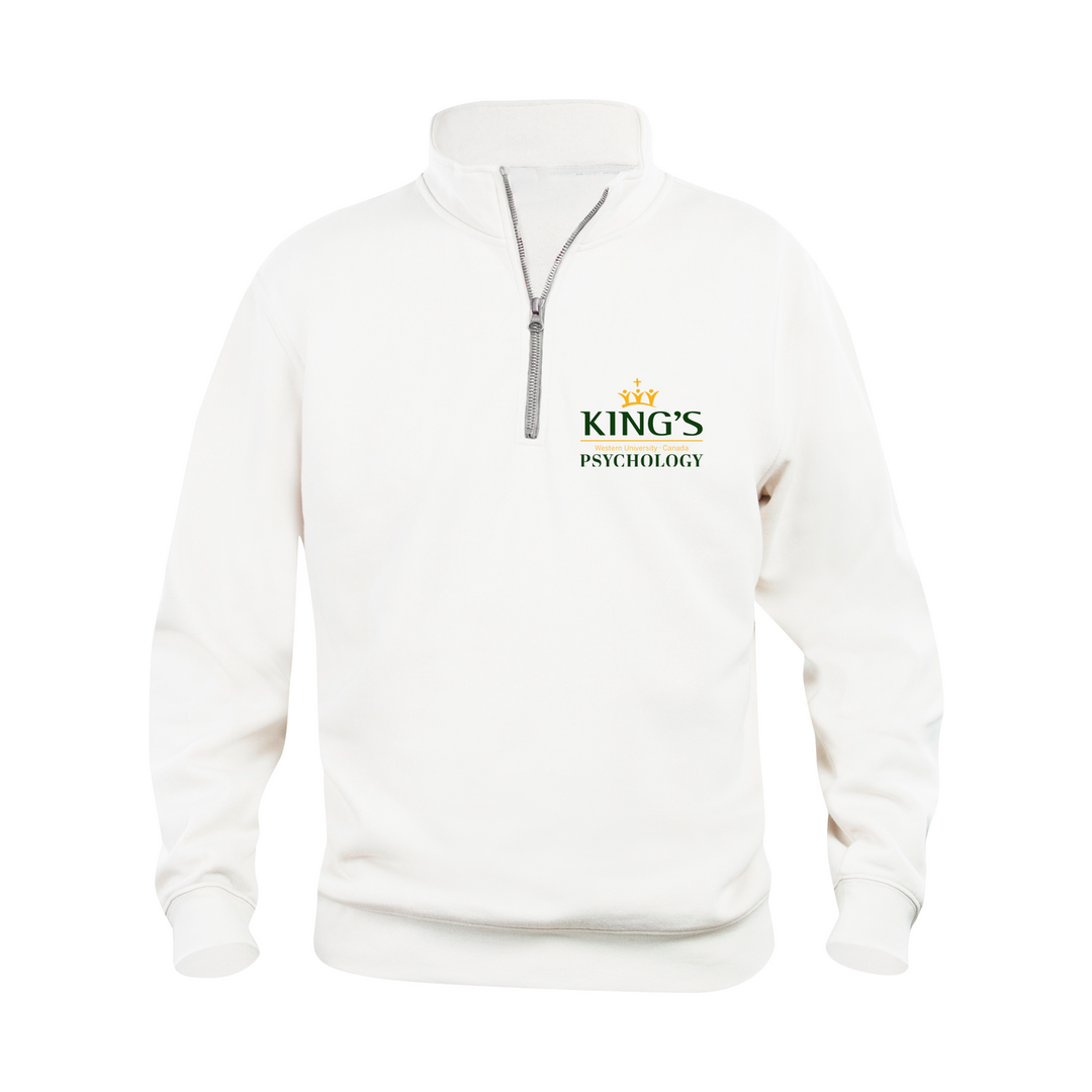 KINGS PSYCHOLOGY EMBROIDERED 1/4 ZIP (UNISEX)