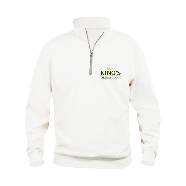 KINGS THANATOLOGY EMBROIDERED 1/4 ZIP (UNISEX)