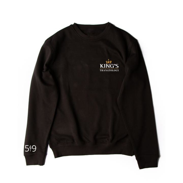 KINGS THANATOLOGY EMBROIDERED CREW (UNISEX)