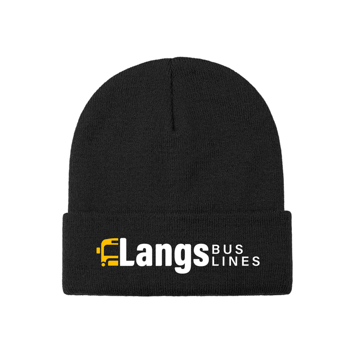 LANGS BUS LINES EMBROIDERED FLEECE-LINED TOQUE
