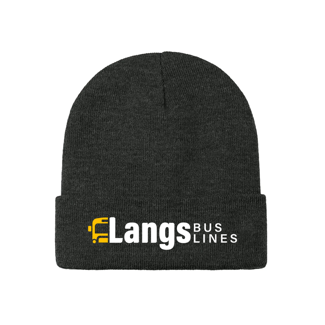 LANGS BUS LINES EMBROIDERED FLEECE-LINED TOQUE