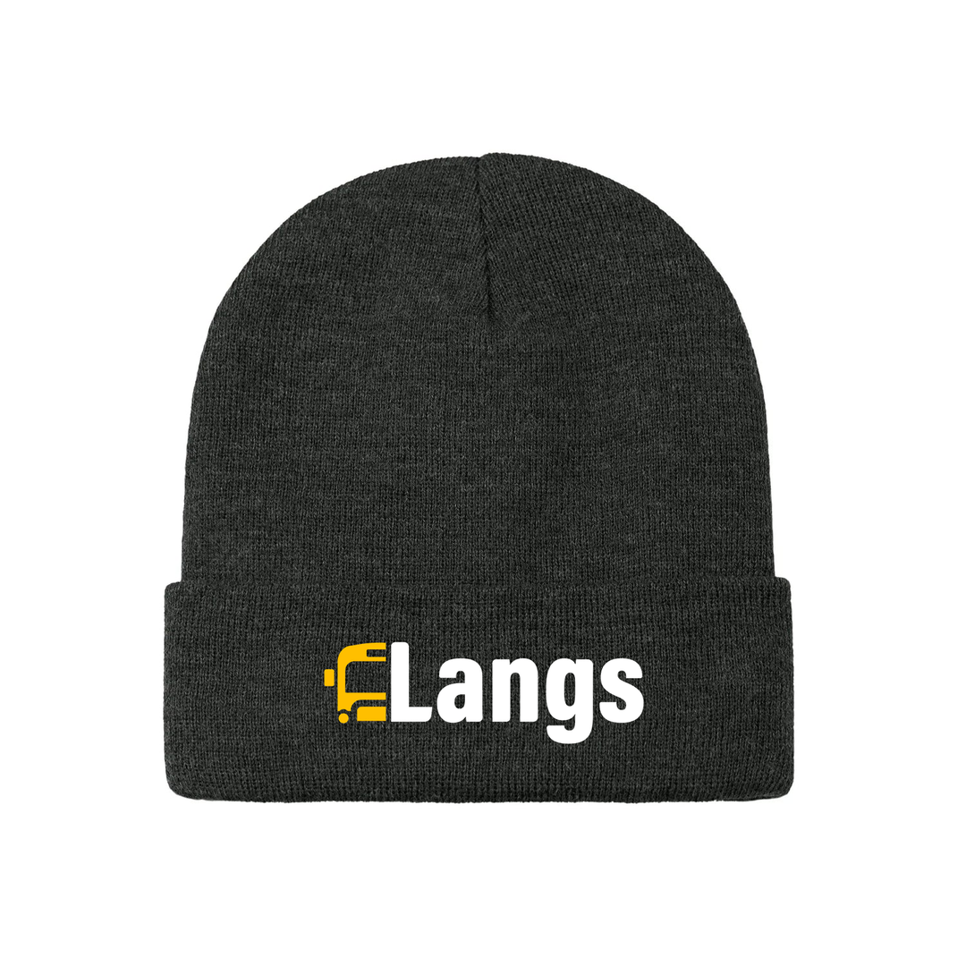 LANGS BUS LINES EMBROIDERED FLEECE-LINED TOQUE