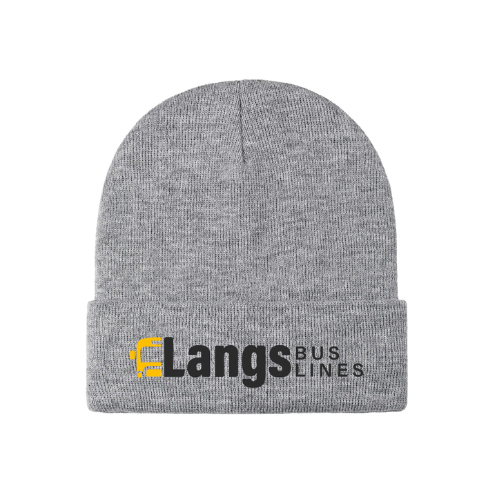 LANGS BUS LINES EMBROIDERED FLEECE-LINED TOQUE