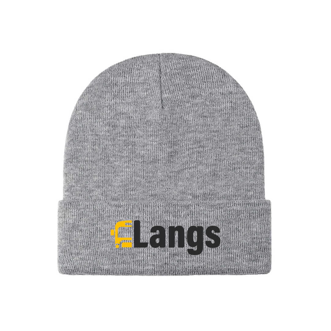 LANGS BUS LINES EMBROIDERED FLEECE-LINED TOQUE