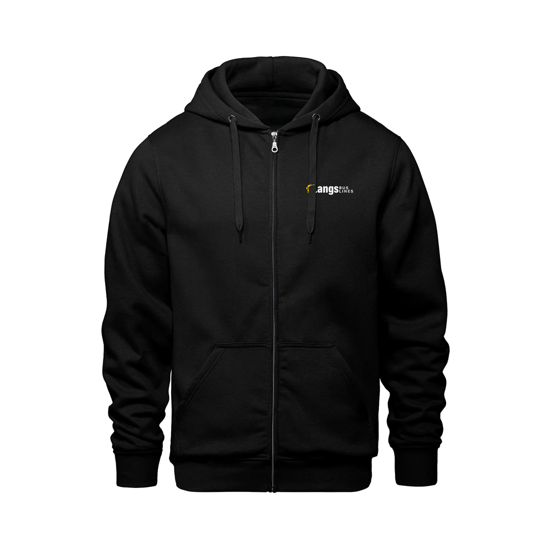 LANGS BUS LINES EMBROIDERED ZIP-UP HOODIE (UNISEX)