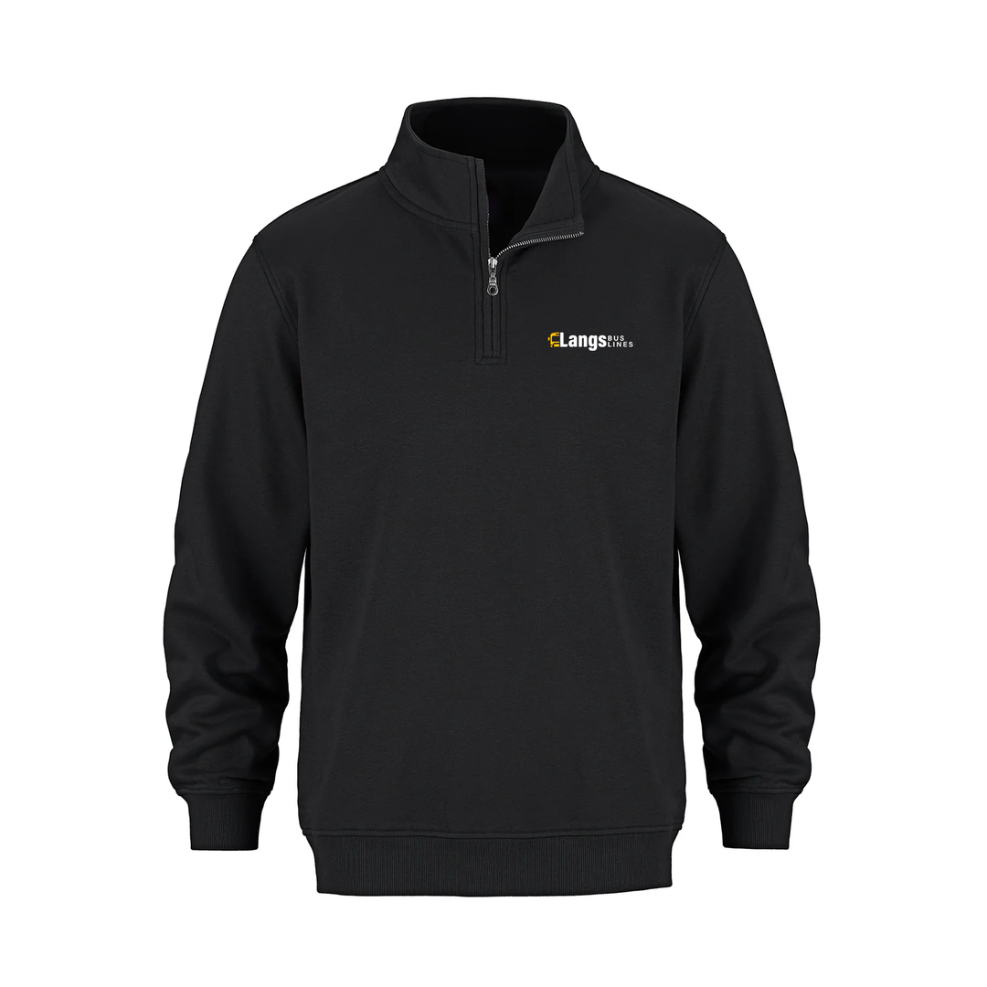 LANGS BUS LINES EMBROIDERED 1/4 ZIP (UNISEX)