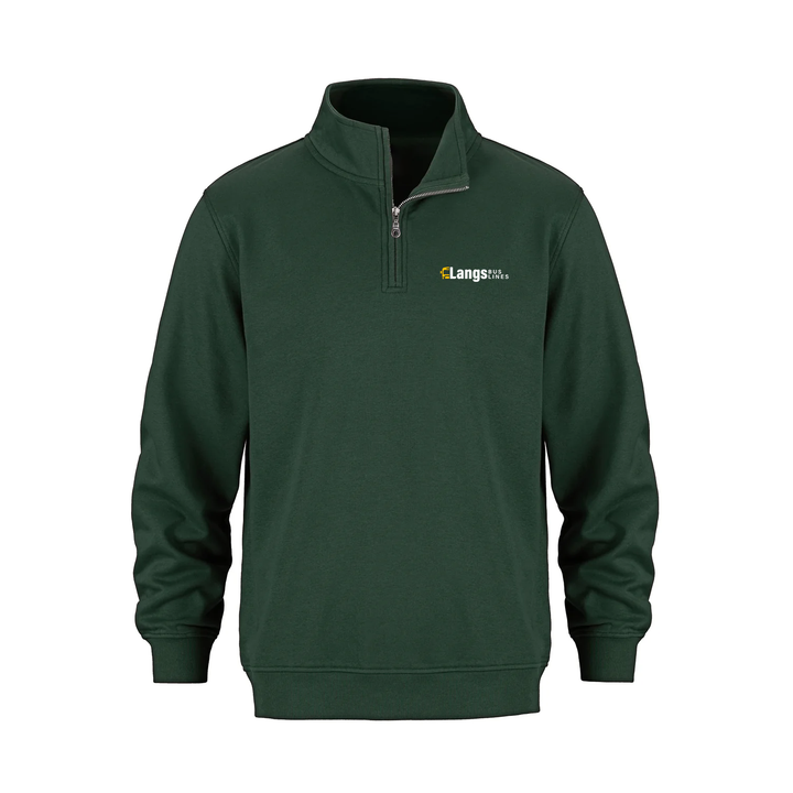 LANGS BUS LINES EMBROIDERED 1/4 ZIP (UNISEX)