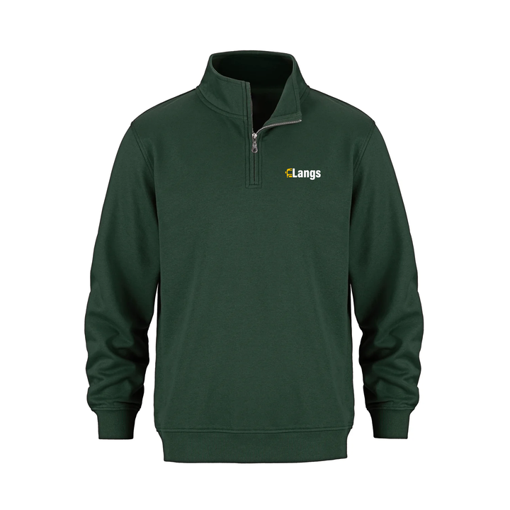 LANGS BUS LINES EMBROIDERED 1/4 ZIP (UNISEX)