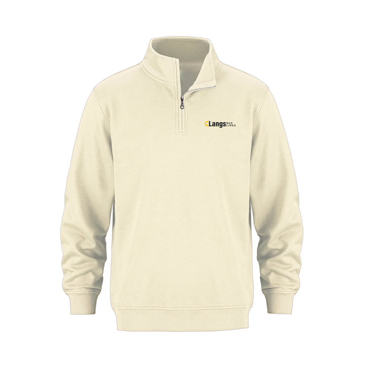 LANGS BUS LINES EMBROIDERED 1/4 ZIP (UNISEX)