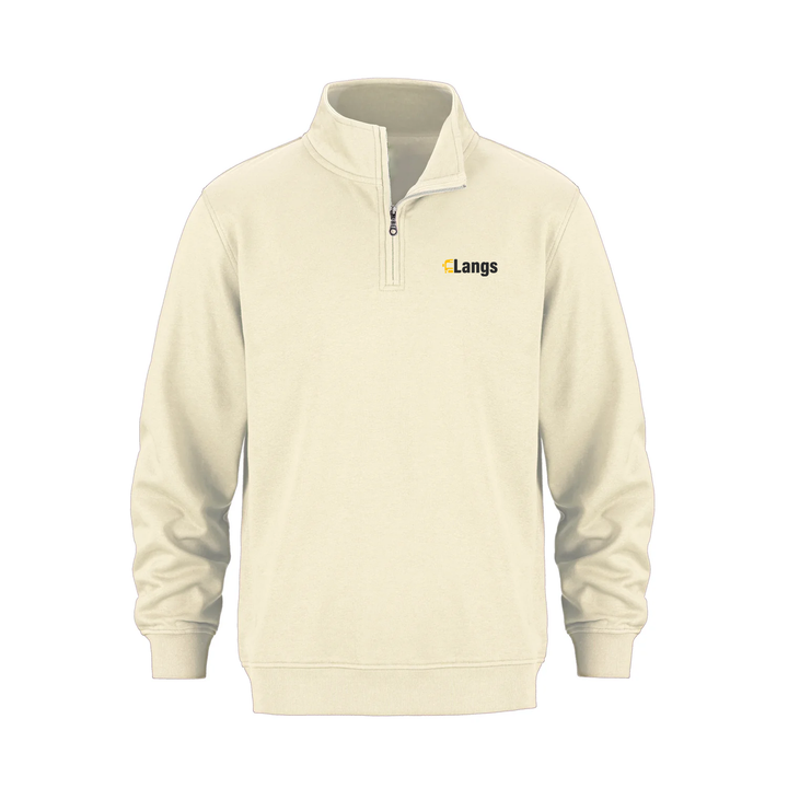 LANGS BUS LINES EMBROIDERED 1/4 ZIP (UNISEX)