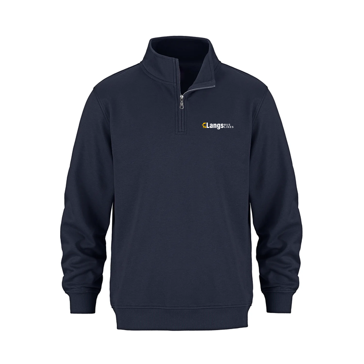 LANGS BUS LINES EMBROIDERED 1/4 ZIP (UNISEX)