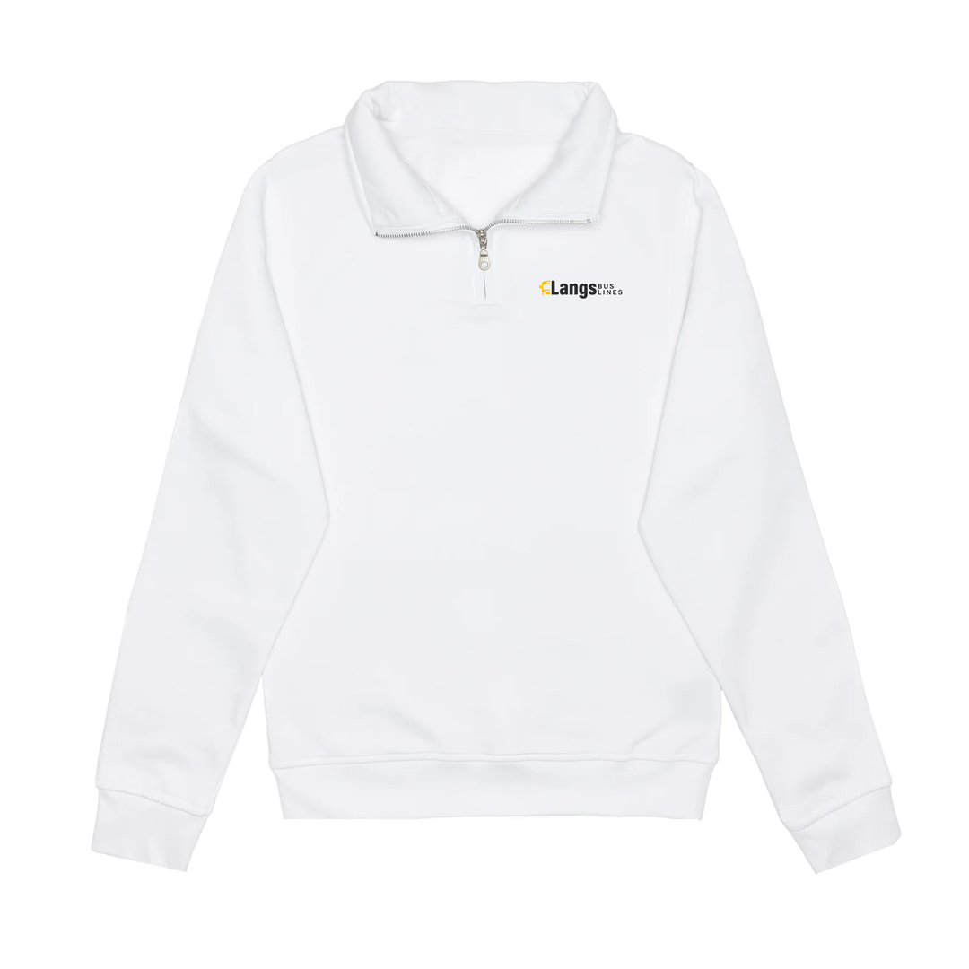LANGS BUS LINES EMBROIDERED 1/4 ZIP (UNISEX)