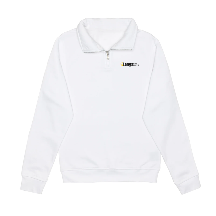 LANGS BUS LINES EMBROIDERED 1/4 ZIP (UNISEX)