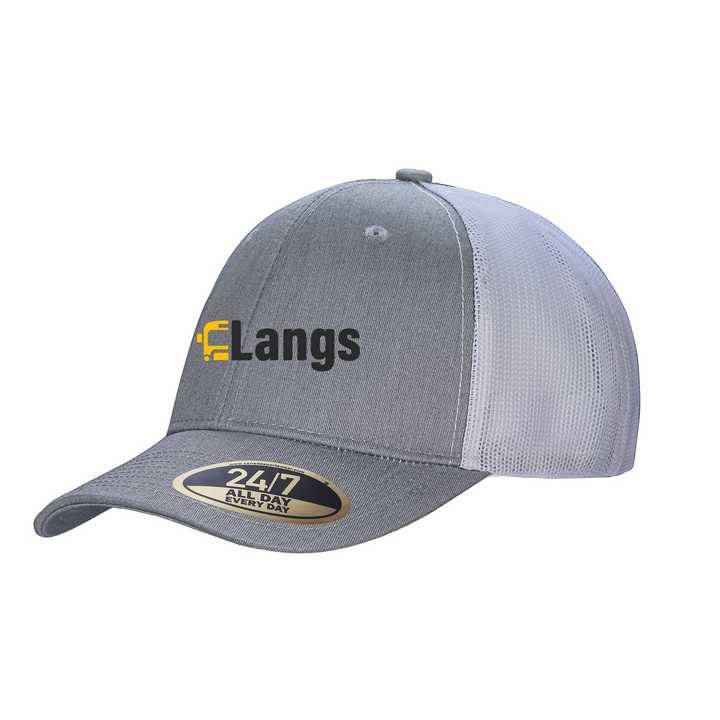 LANGS BUS LINES EMBROIDERED TRUCKER CAP