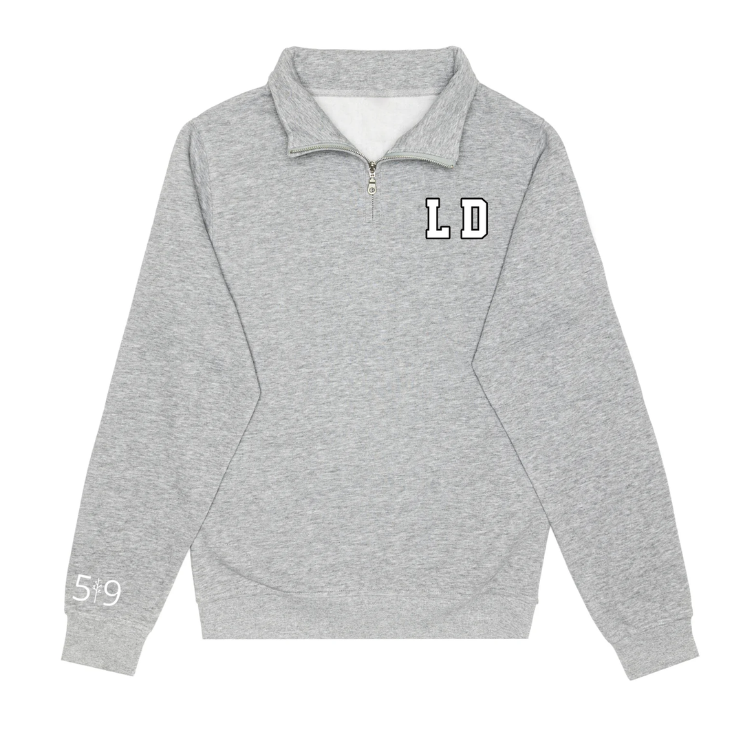 LORD DORCHESTER EMBROIDERED 1/4 ZIP (UNISEX)