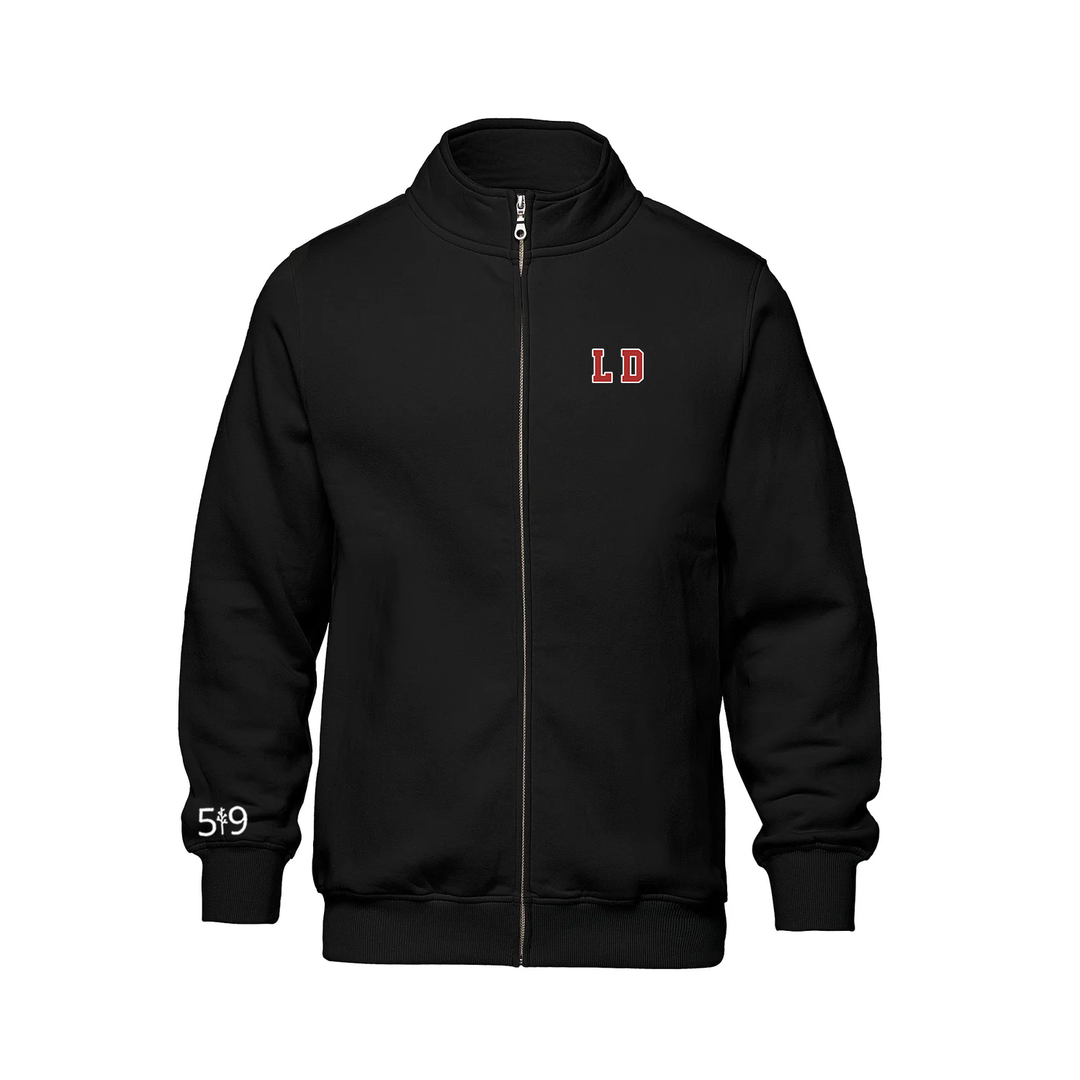 LORD DORCHESTER EMBROIDERED ZIP-UP SWEATER (UNISEX)