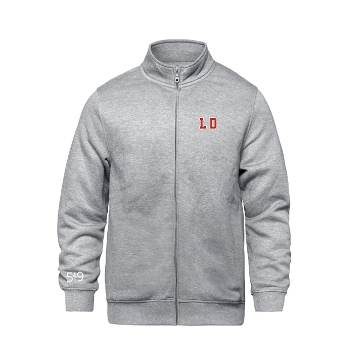 LORD DORCHESTER EMBROIDERED ZIP-UP SWEATER (UNISEX)