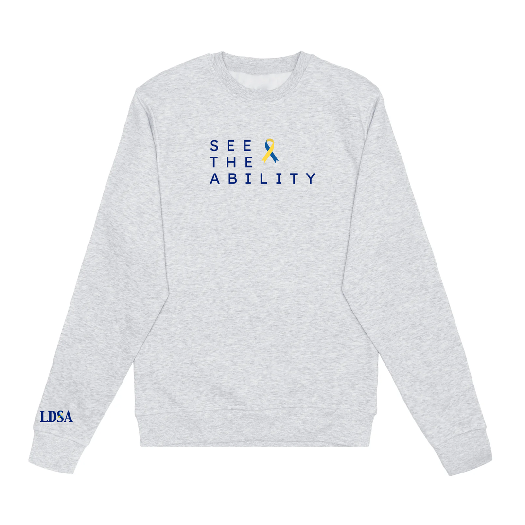 LDSA SEE THE ABILITY CREW (UNISEX)