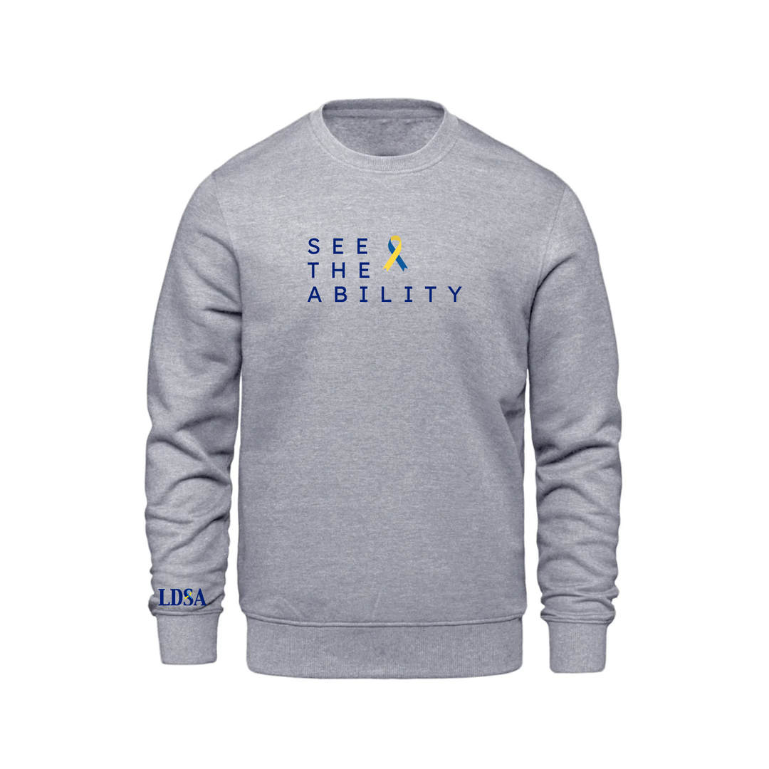 LDSA SEE THE ABILITY CREW (UNISEX)