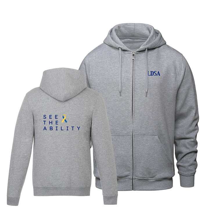 LDSA SEE THE ABILITY ZIP-UP HOODIE (UNISEX)