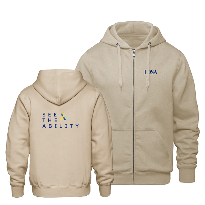 LDSA SEE THE ABILITY ZIP-UP HOODIE (UNISEX)