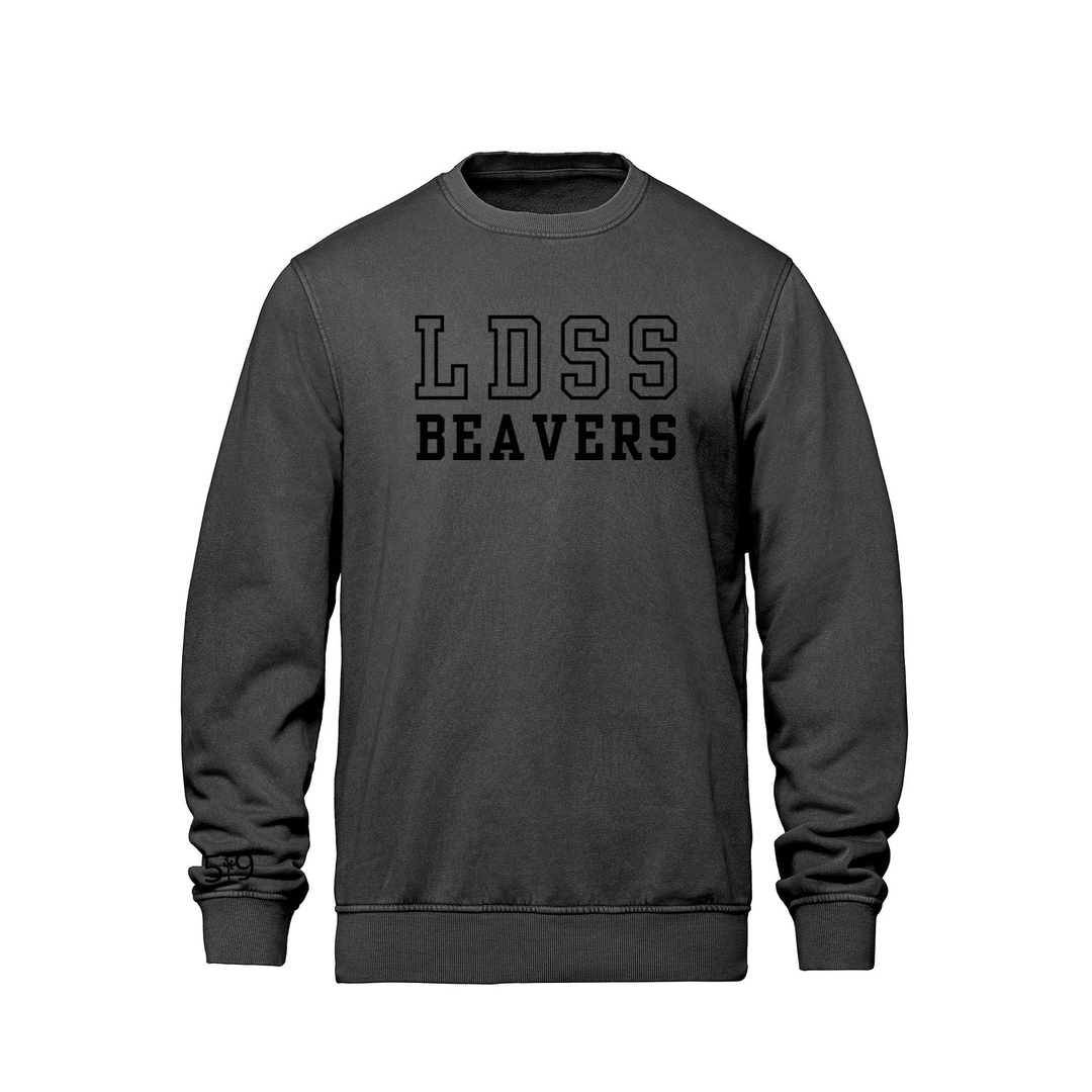 BEAVERS MONOCHROME RETRO CREW (UNISEX)