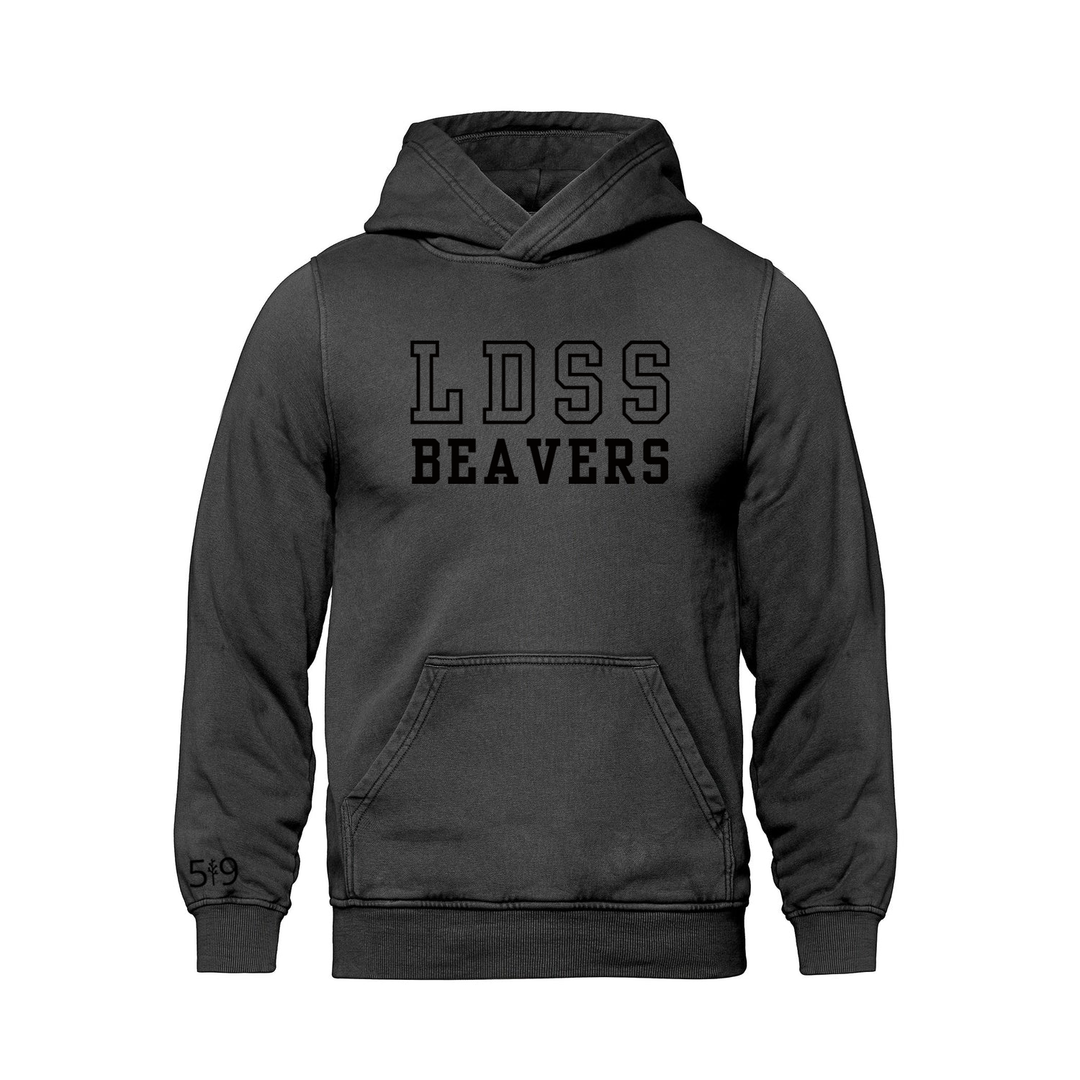 BEAVERS MONOCHROME RETRO HOODIE (UNISEX)