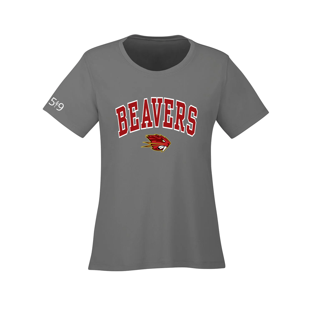 BEAVERS VARSITY ATHLETIC TEE (WOMENS)