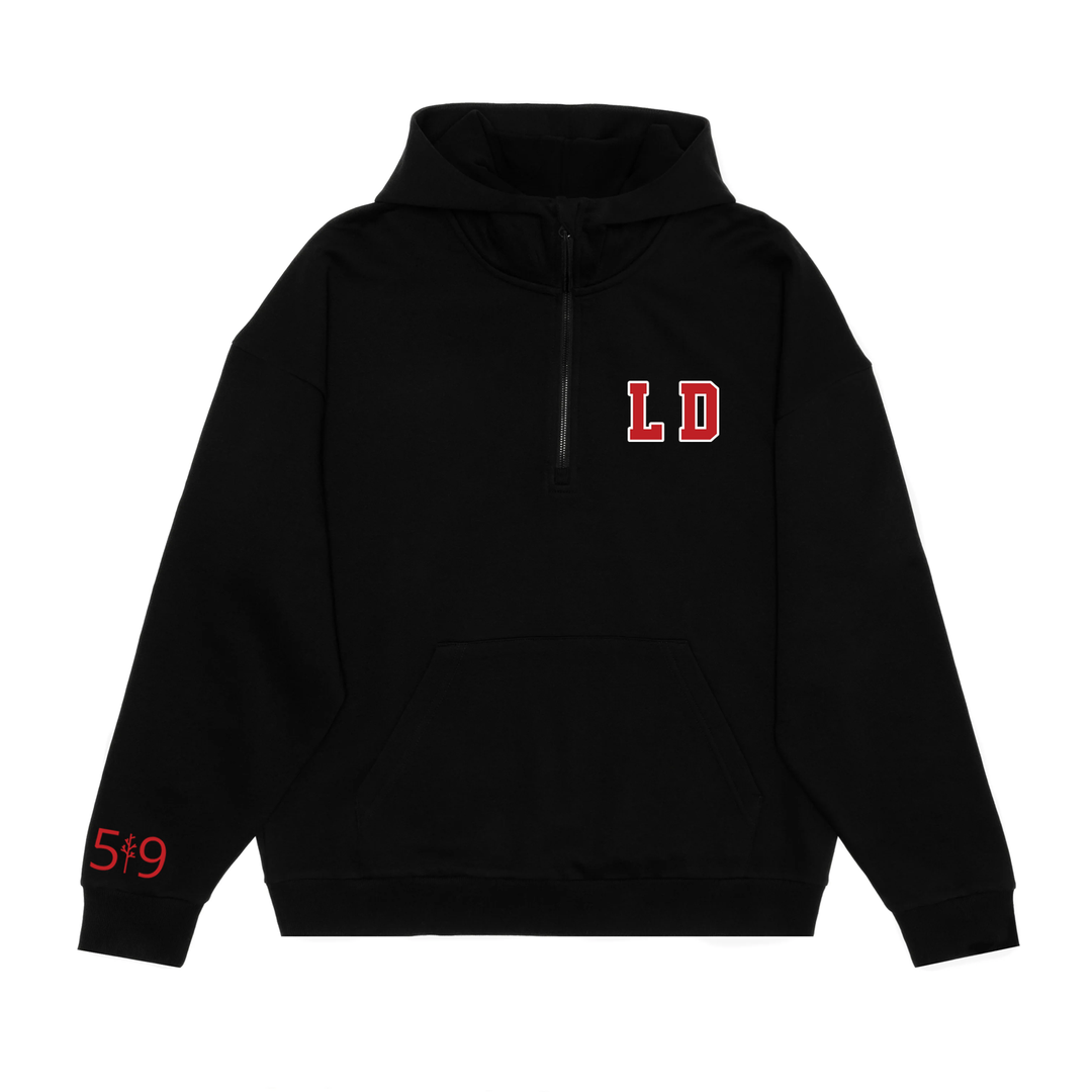 LORD DORCHESTER EMBROIDERED SCUBA 1/2 ZIP (UNISEX)