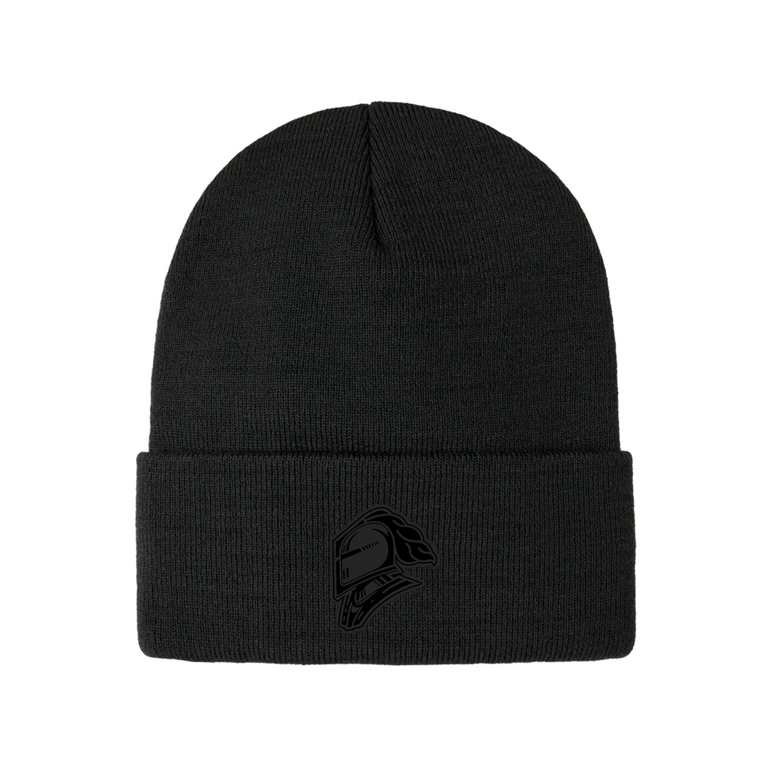 BLACK OUT EMBROIDERED KNIGHTS TOQUE (UNISEX)