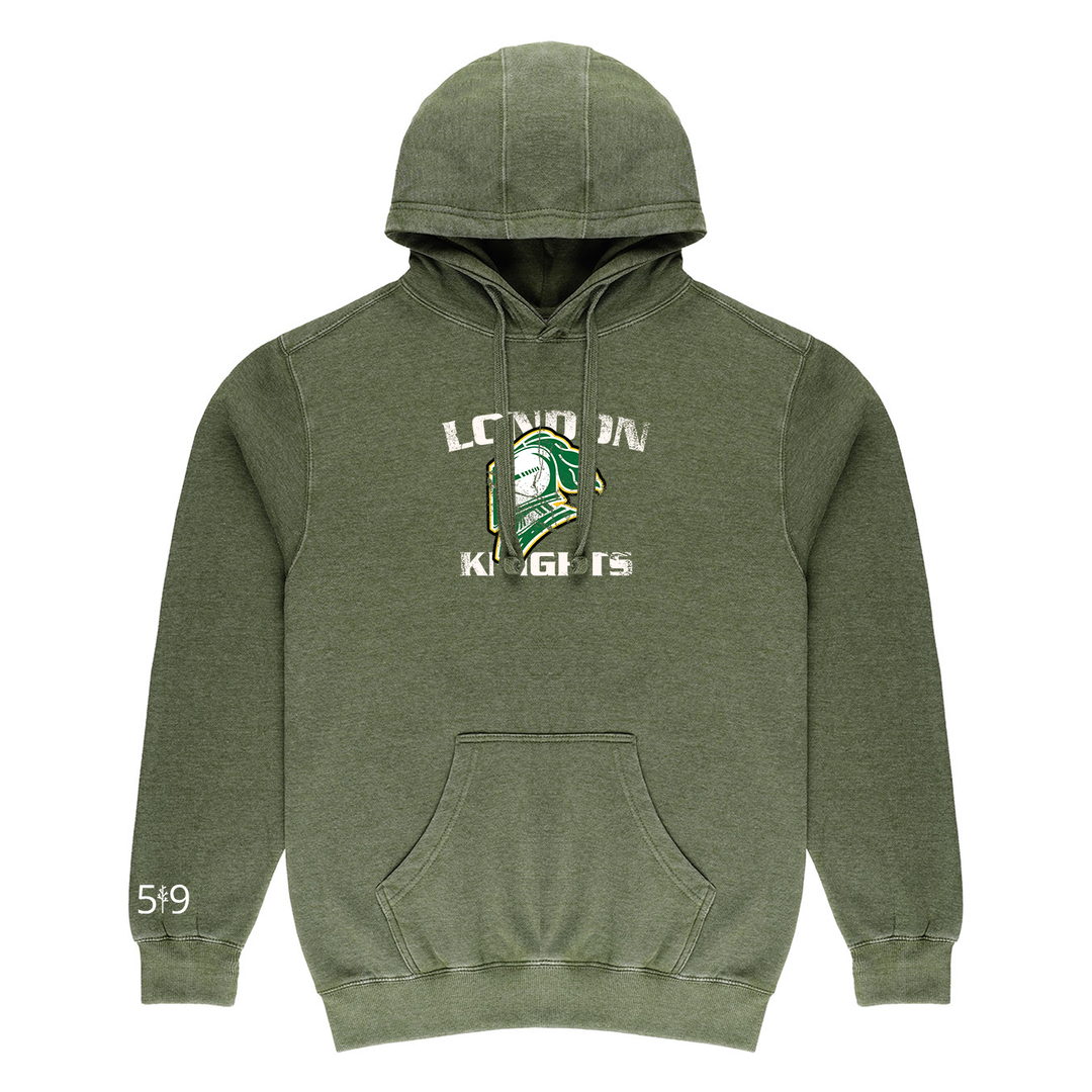 KNIGHTS DISTRESSED VINTAGE HOODIE (UNISEX)