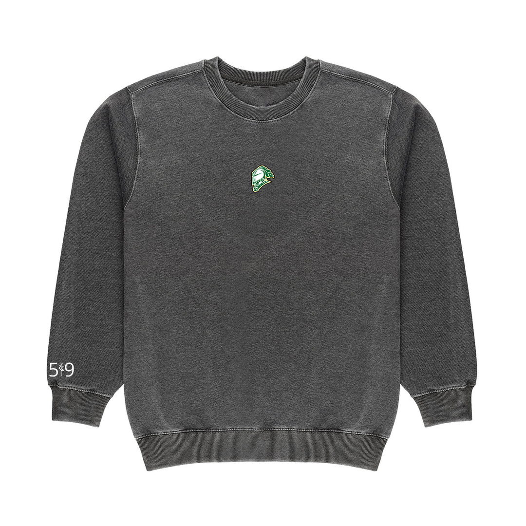 LONDON KNIGHTS EMBROIDERED VINTAGE CREW (UNISEX)