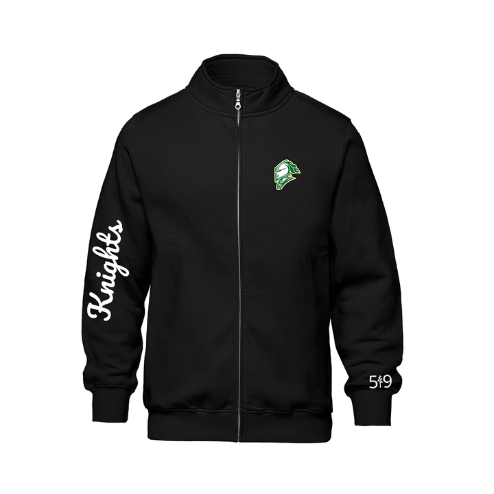 KNIGHTS SLEEVE ZIP-UP SWEATER (UNISEX)
