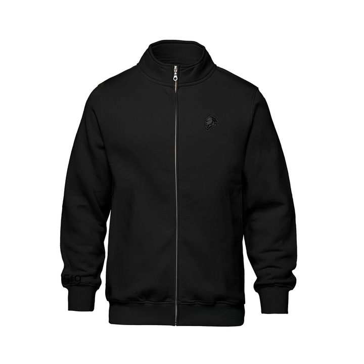 BLACK OUT KNIGHTS ZIP-UP SWEATER (UNISEX)