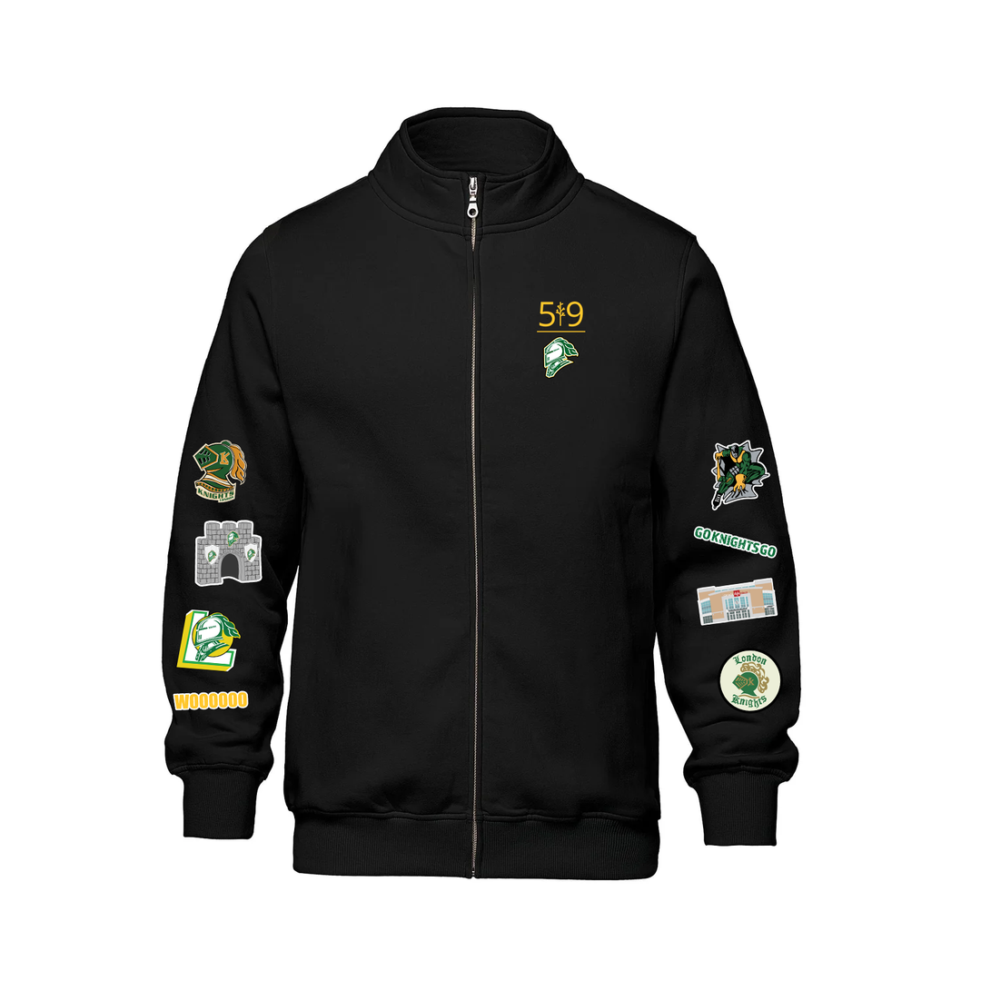 KNIGHTS LEGACY ZIP-UP SWEATER (UNISEX)