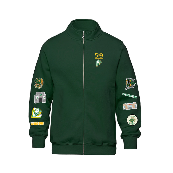 KNIGHTS LEGACY ZIP-UP SWEATER (UNISEX)