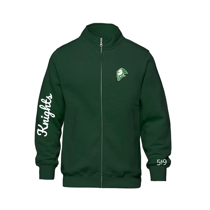 KNIGHTS SLEEVE ZIP-UP SWEATER (UNISEX)