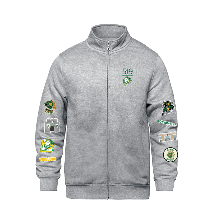KNIGHTS LEGACY ZIP-UP SWEATER (UNISEX)
