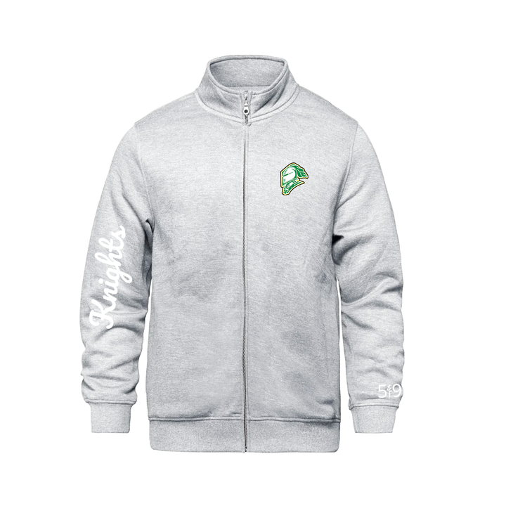 KNIGHTS SLEEVE ZIP-UP SWEATER (UNISEX)