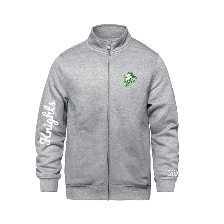 KNIGHTS SLEEVE ZIP-UP SWEATER (UNISEX)