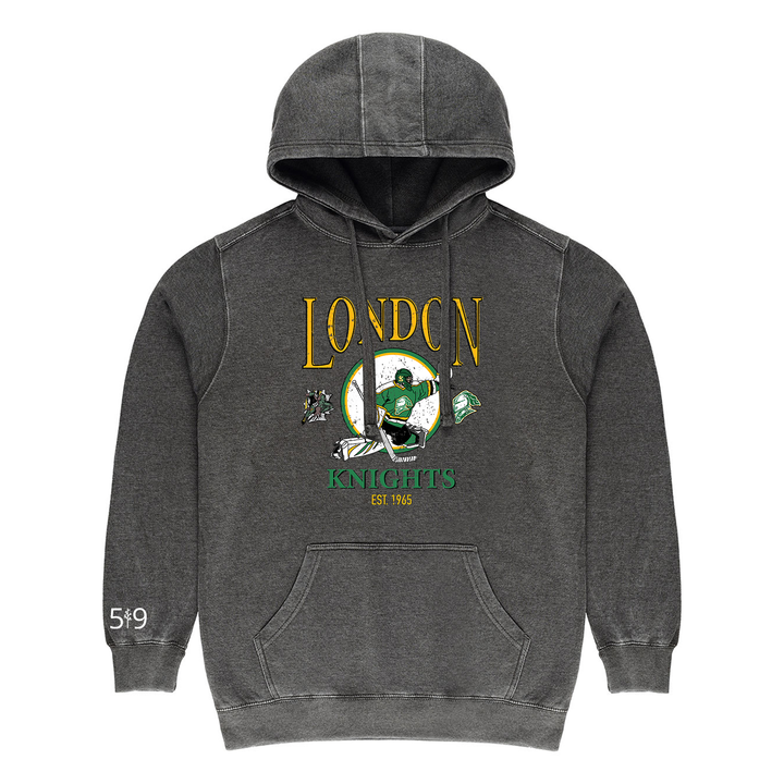 KNIGHTS GOALIE VINTAGE HOODIE (UNISEX)