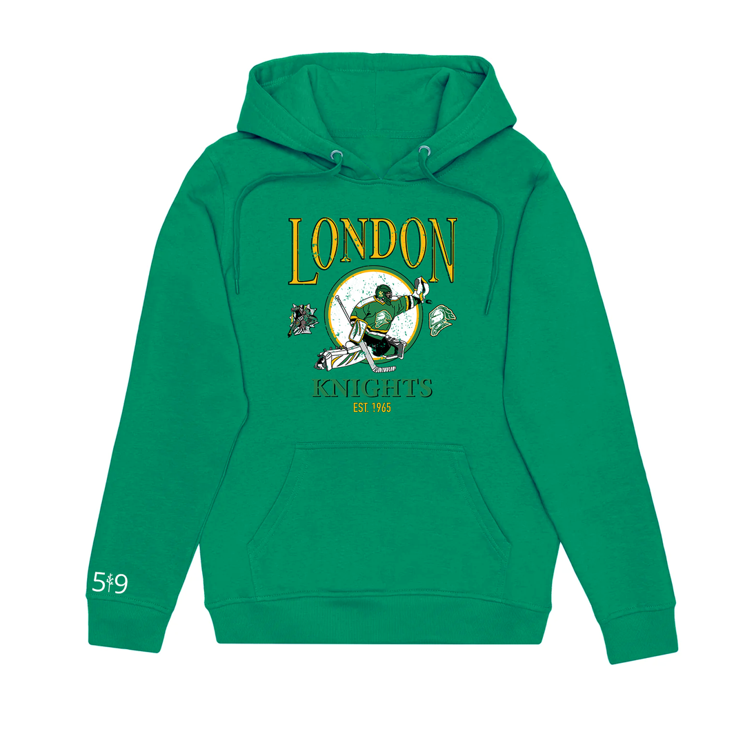 KNIGHTS VINTAGE GOALIE HOODIE (UNISEX)