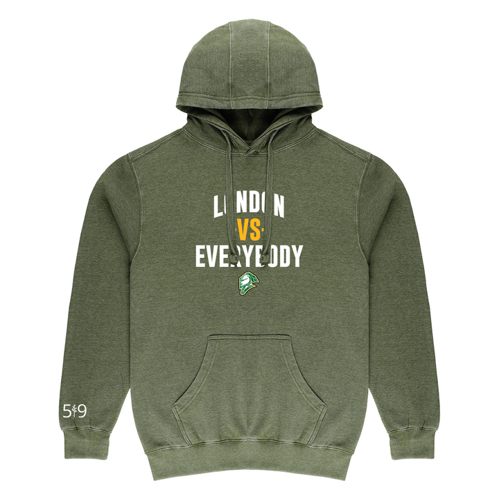 LONDON VS EVERYBODY VINTAGE HOODIE (UNISEX)