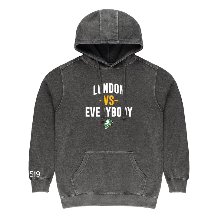 LONDON VS EVERYBODY VINTAGE HOODIE (UNISEX)