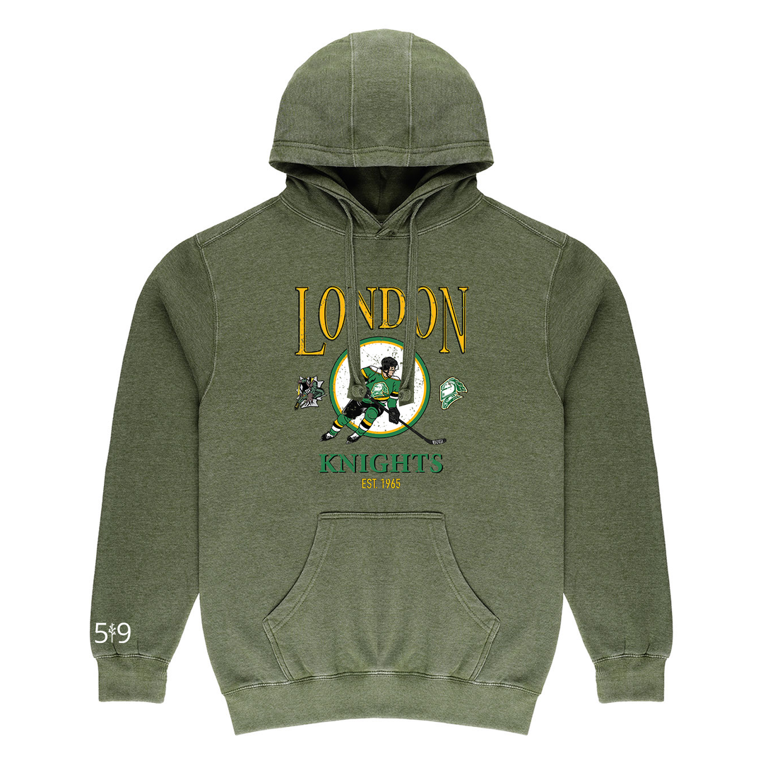 KNIGHTS VINTAGE PLAYER VINTAGE HOODIE (UNISEX)