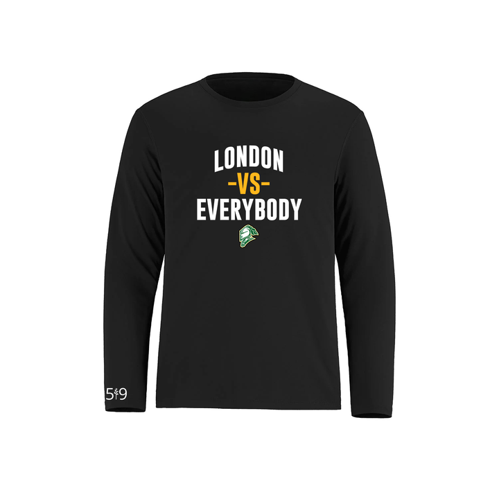 LONDON VS EVERYBODY ATHLETIC LONG SLEEVE (UNISEX)