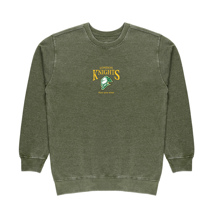 KNIGHTS HERITAGE EMBROIDERED VINTAGE CREW (UNISEX)