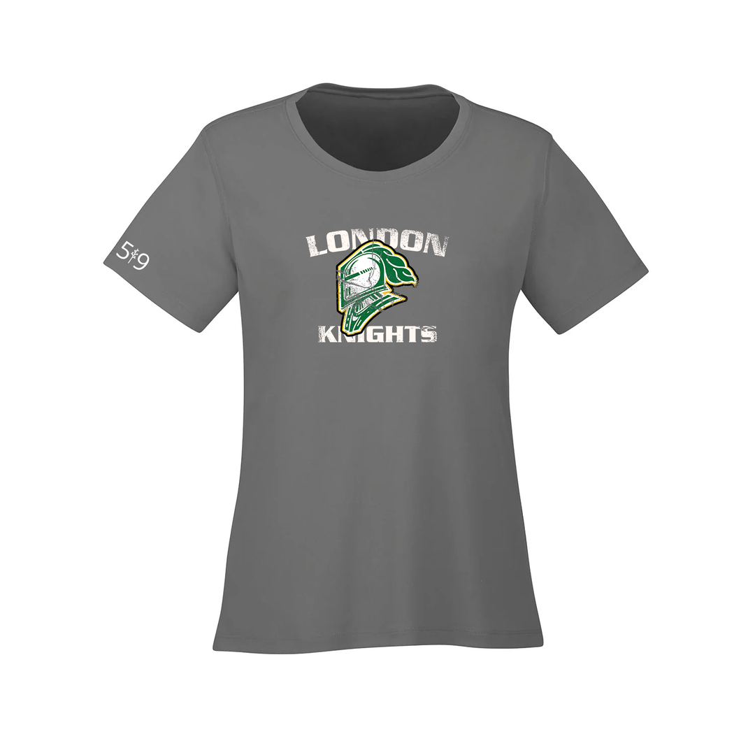 DISTRESSED KNIGHTS ATHLETIC TEE (WOMENS)