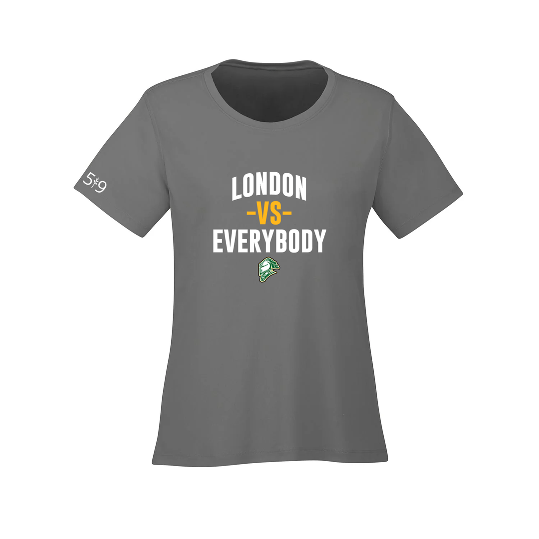 LONDON VS EVERYBODY ATHLETIC TEE (WOMENS)