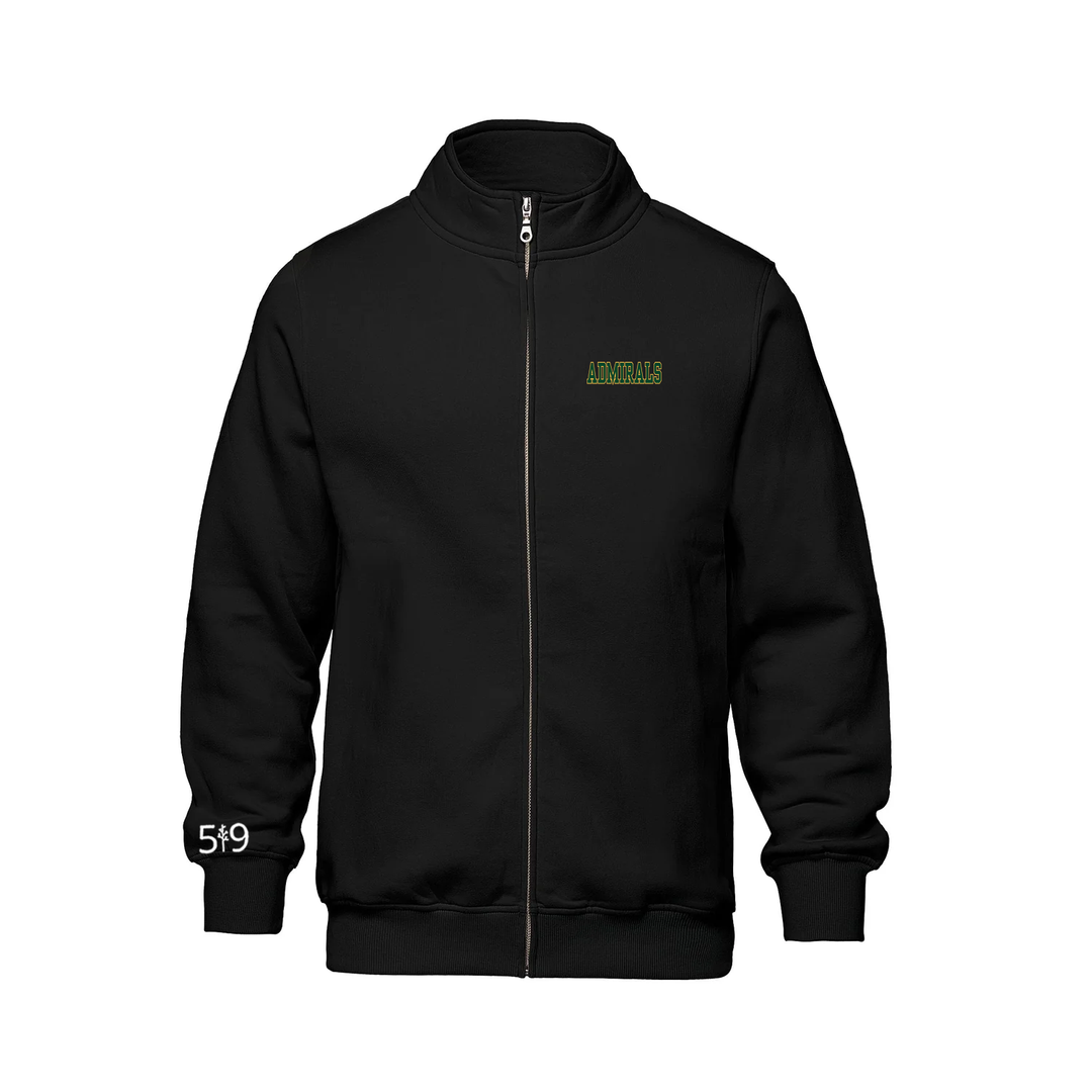 LORD NELSON EMBROIDERED ZIP-UP SWEATER (UNISEX)